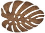 Hermia Monstera - Walnut Juego de Salvamanteles de Madera (6 piezas)